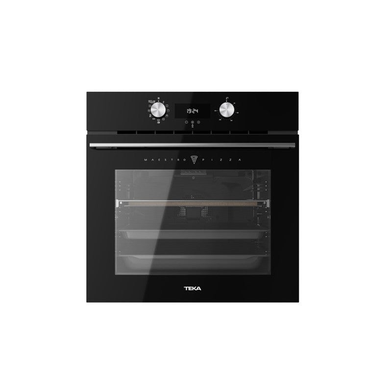 Cuptor incorporabil TEKA HLB 8510 P MAESTROPIZZA, Electric, 70 l, Autocuratare pirolitica, Dual Clean, 8 functii, Grill, Clasa A+, Negru