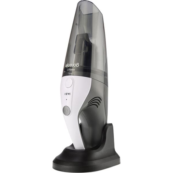 Aspirator de Mana GORENJE MVC148FGW, 0.5l, 14.8V, autonomie max 15 min, Alb-Gri Inchis