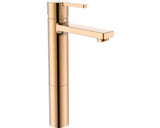 Baterie lavoar monocomanda inalta Roca Naia tehnologie Cold Start rose gold