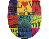 Capac WC ADOB Imola Love Berlin inchidere lenta 45-46,5x38,5 cm