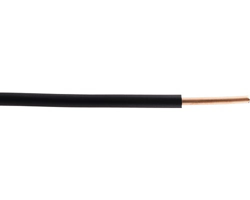 Cablu Electric Fy (H07v-u) 4 mm² Negru, Inel 100 m