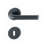 Maner usa AnsaPro Douro cu rozeta pentru cheie, culoare negru mat, 130x52 mm