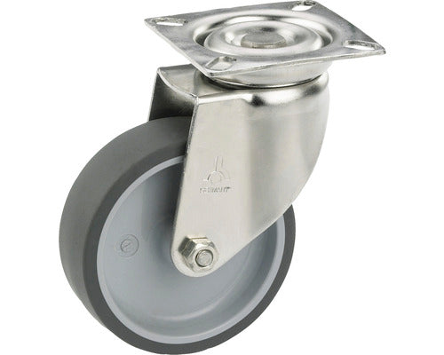 Roata Pivotanta Plastic Tarrox Ø50mm, Placa Fixare 60x60 Mm, Cu Rulment