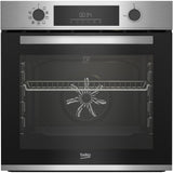 Cuptor incorporabil Beko BBIE12300XMP, Electric, 71 l, Autocuratare pirolitica, Grill, Timer, AEROperfect, SteamShine Cleaning, Clasa A, Negru