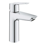 Baterie lavoar Grohe Start 23575002, 3/8'', marimea M, monocomanda, ventil push to open, crom