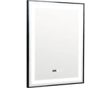 Oglinda baie cu rama neagra, iluminare LED, functie Touch 60x80 cm 80-7-3K-N