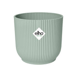 Masca ghiveci Vibes Fold 14cm rotund, culoare verde