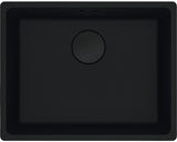 Chiuveta Bucatarie cu o Cuva Franke 55x43 cm, Fara Picurator, Reversibila, Fragranite Negru