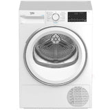 Uscator de rufe Beko B3T41242, 7 kg, Clasa C, Pompa de caldura Eco Gentle, Aquawave, Optisense, Alb