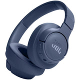 Casti audio wireless over-ear JBL Tune 720BT, JBL Pure Bass Sound, Bluetooth 5.3, Conexiune multi-point, Asistent vocal, Albastru