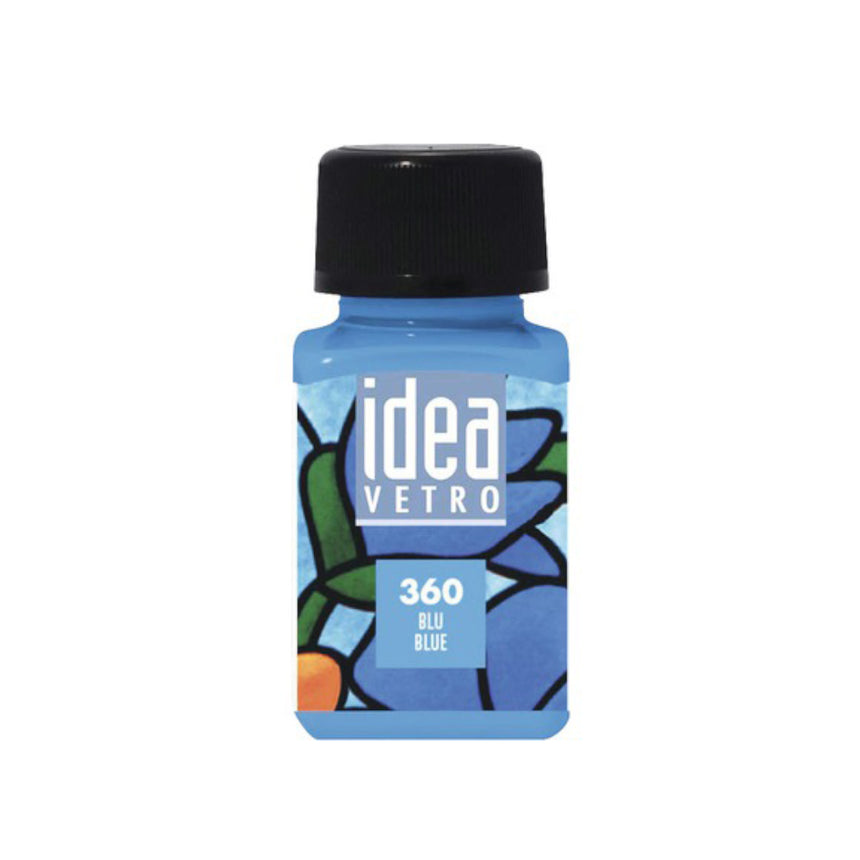 Vopsea pentru Pictura Sticla Idea Vetro Maimeri - Blue - 60 ml