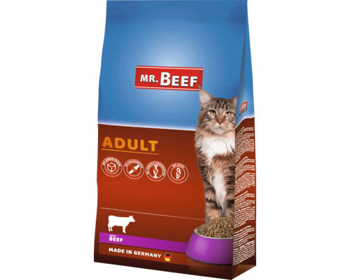 Hrana Uscata Pentru Pisici Mr. Beef Adult Cu Vita 10 Kg