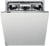 Masina de spalat vase incorporabila, Whirlpool, WIO 3O540 PELG, 14 locuri, 10 programe, Clasa energetica B, Inox