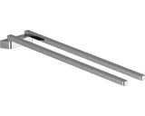 Suport prosop baie Ravak 10°, cu 2 brate rotative 42 cm, crom lucios