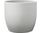 Masca Ghiveci Soendgen Basel Stone Ceramica Ø 16 Cm H 15 Cm Gri Deschis