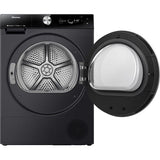 Uscator de Rufe HISENSE DH7S107BB, Pompa de Caldura, 10 kg, 20 Programe, Clasa A+++, Wi-Fi, Negru