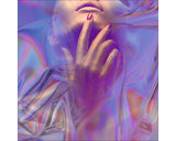 Tablou Sticla Hands On Her Face Iv 50x50 Cm