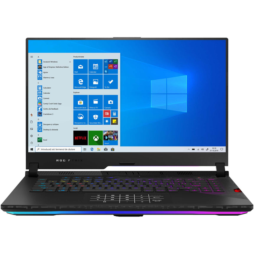 Laptop Gaming ASUS ROG Strix SCAR 15 G533QS cu procesor AMD Ryzen™ 9 5900HX, 15.6", WQHD, 165Hz, 32GB, 2TB SSD, NVIDIA® GeForce RTX™ 3080 16GB, Windows 10 Home, Black
