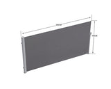 Copertina Retractabila Laterala Manuala 1,6x3 m Gri
