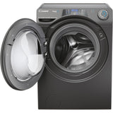 Masina de spalat rufe Candy RP 696BWMRR/1-S, clasa A, 9 kg, 1600 rpm, Motor Inverter, Steam, Mix Power Systems, Conectivitate WiFi/ hOn app, antracit