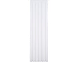 Perdea Cu Inele Ecco, Poliester Reciclat, Uni Alba 300x245 Cm