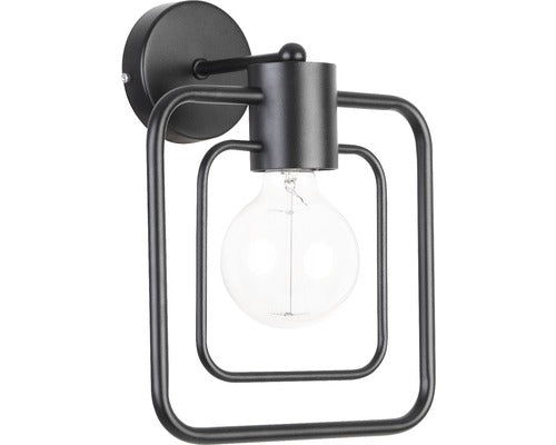 Aplica Perete Interior In Jos Fredo E27 Max. 1x60w, Negru