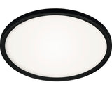 Plafoniera Cu Led Integrat Slim 18w 2400 Lumeni Ø293 Mm 2700-6500k, Cu Telecomanda, Negru