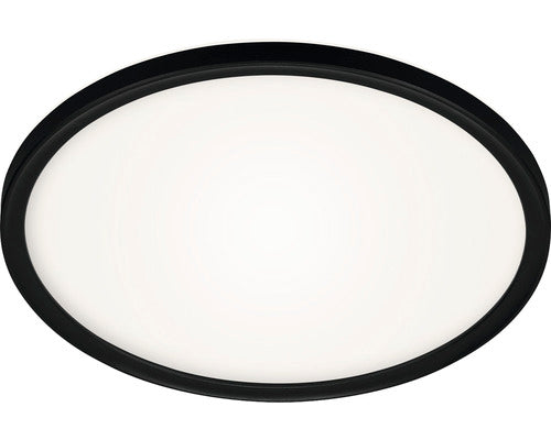 Plafoniera Cu Led Integrat Slim 18w 2400 Lumeni Ø293 Mm 2700-6500k, Cu Telecomanda, Negru