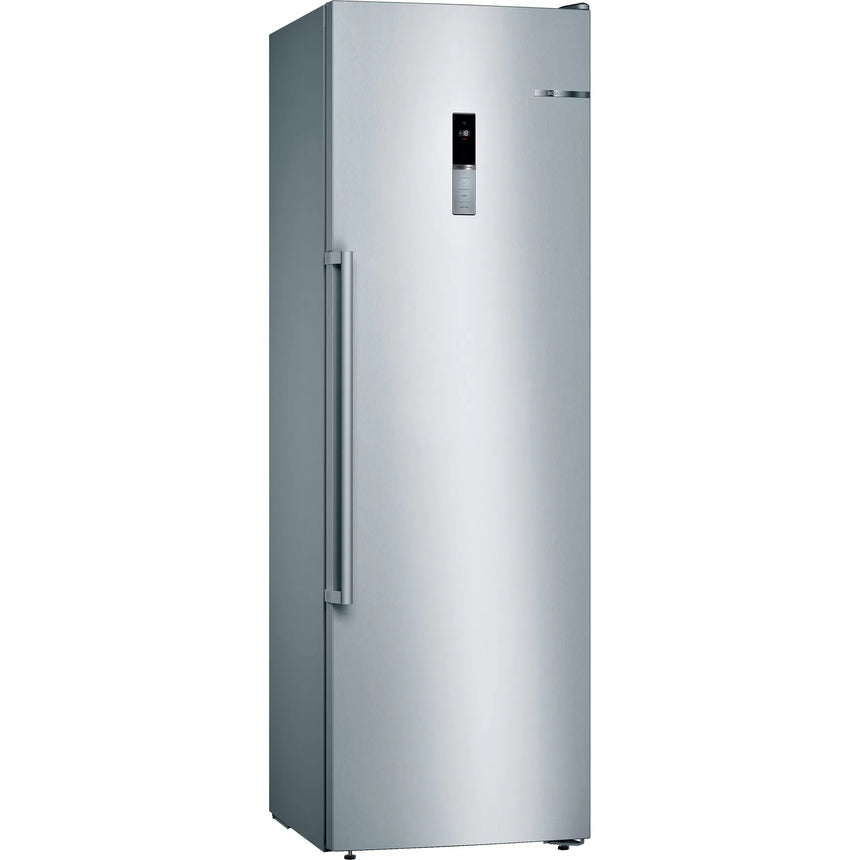 Congelator Bosch GSN36BIEP, 242 l, 4 sertare, Clasa E, NoFrost, FreshSense, SuperFreezing, H 186 cm, Inox Antiamprenta