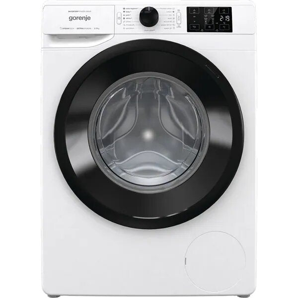 Masina de spalat rufe cu incarcare frontala Gorenje WNEI74AS, 7 kg, clasa energetica A, 1400 rpm, SoftSound, alb