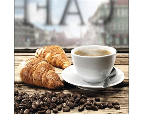 Tablou Sticla Coffee Time Iv 30x30 Cm