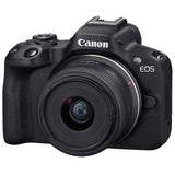 Aparat foto Mirrorless Canon EOS R50, 24.2MP, 4K + Obiectiv 18-45mm + Obiectiv 55-210mm, Negru
