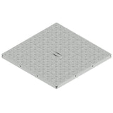 Capac din otel zincat, VODALAND, pentru camin Base patrat A15 400x400