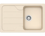 Chiuveta Bucatarie Cu O Cuva Schock Formhaus D-100s 78x50 Cm, Cu Picurator, Reversibila, Cristalite Moonstone