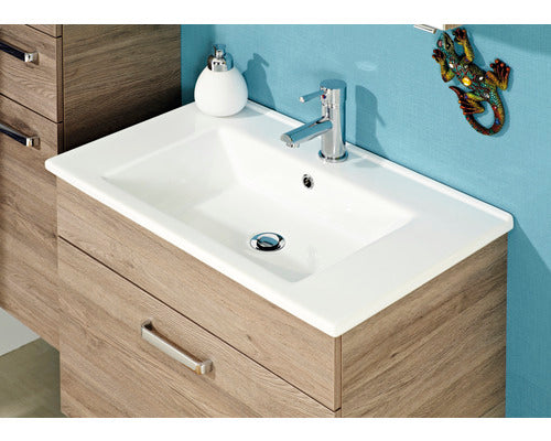 Lavoar Ceramic Pelipal Offenbach / Capri, cu Montare pe Mobila, 75 cm, Alb
