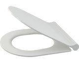 Capac WC Alca Plast A67 Slim, duroplast, inchidere lenta, alb 35,8x45,3 cm