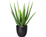 Planta Artificiala Aloe Vera In Ghiveci H 47 Cm Verde