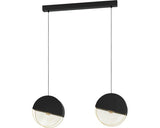 Lustra Mumbles E27 Max. 2x40w, Negru/auriu