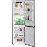 Combina frigorifica Beko B5RCNA365HXB, 316 l, No Frost, AeroFlow, HarvestFresh, Clasa D, H 186.5 cm, Argintiu