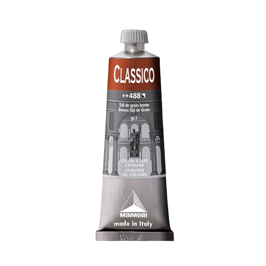 Culoare in Ulei Classico Maimeri - Brown Stil de Grain - 60 ml