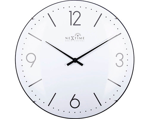Ceas Perete Cu Semanl Radio Nextime Atomic Alb Ø 35 Cm
