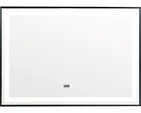 Oglinda baie cu rama neagra, iluminare LED, functie Touch 100x70 cm IP44 100-7-3K-3-N