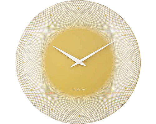 Ceas Perete Nextime Deep Galben Ø 50 Cm