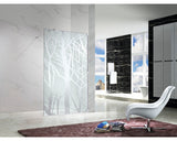 Perete dus tip walk-in Belform Nature 150x200 cm sticla transparenta design copac
