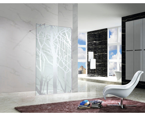 Perete dus tip walk-in Belform Nature 150x200 cm sticla transparenta design copac