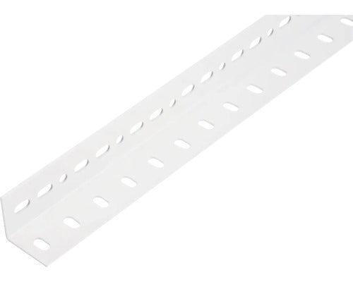 Cornier Metalic Perforat Alberts Conceptor 35x35x1, 5 Mm, Lungime 2m, Alb