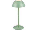 Lampa de masa LED, verde pistaciu, design minimalist, IP54, 30cm, set mobila cu acumulator