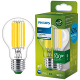 Bec LED Philips A60, E27, 7.3W (100W), 1535 lm, lumina alba rece (4000K), clasa energetica A