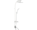 Sistem de dus cu comutator Schütte Madagascar, incl. sapuniera, dus fix 17,5x17,5 cm, para dus 1 functie, alb