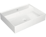 Lavoar ceramica Jungborn Quattro 61 cm alb lucios